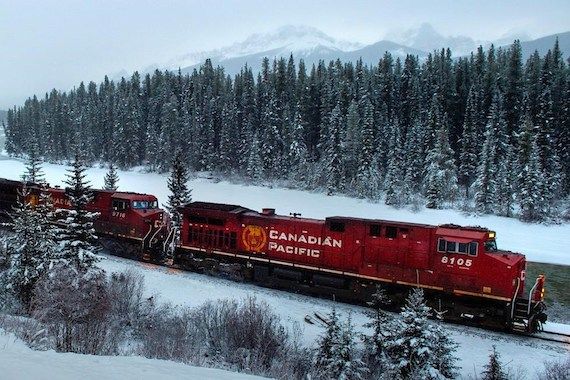 Un train du Canadien Pacifique