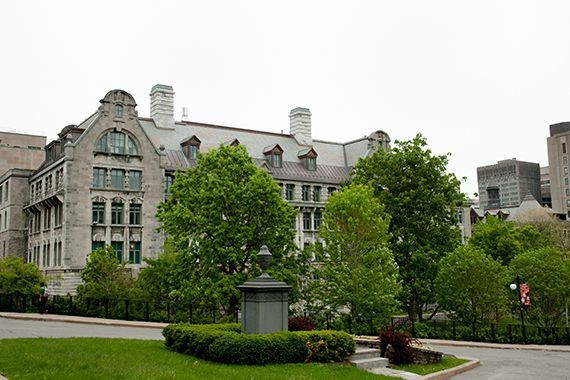 Un bâtiment de l'Université McGill.