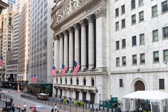 La bourse de Wall Street