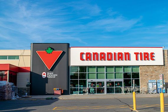 Un magasin Canadian Tire