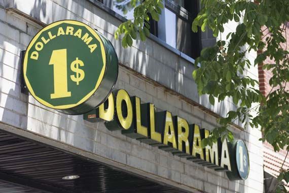 Un magasin de Dollarama