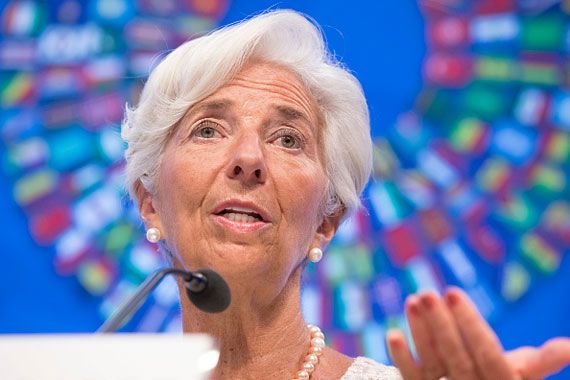La directrice générale du Fonds monétaire international, Christine Lagarde.