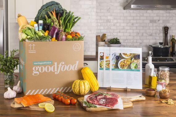Une boîte repas de Goodfood
