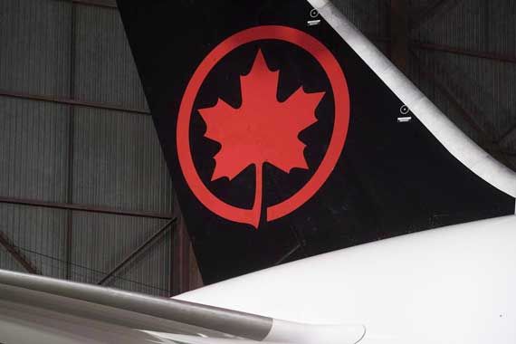 Un avion d'Air Canada.