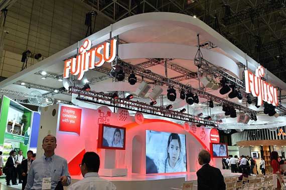Un kiosque de Fujitsu